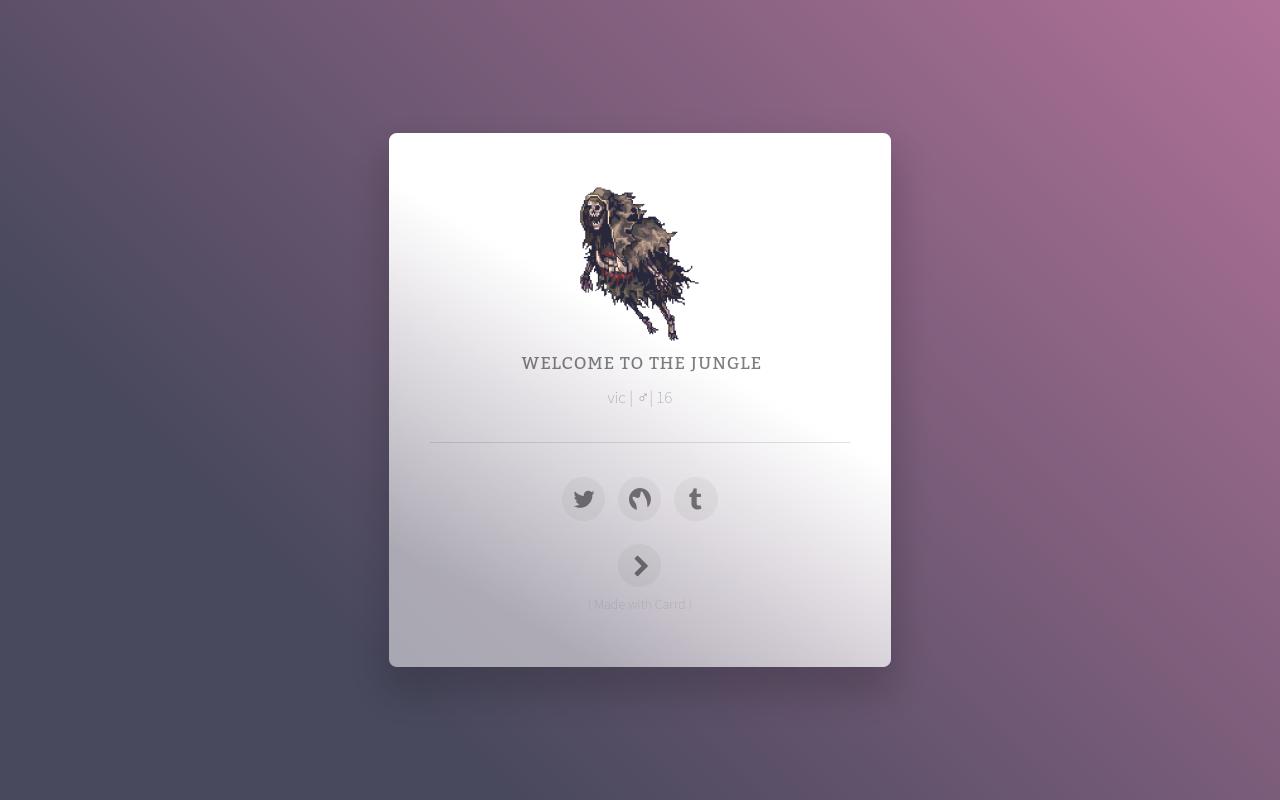 Carrd profile picture for @creep